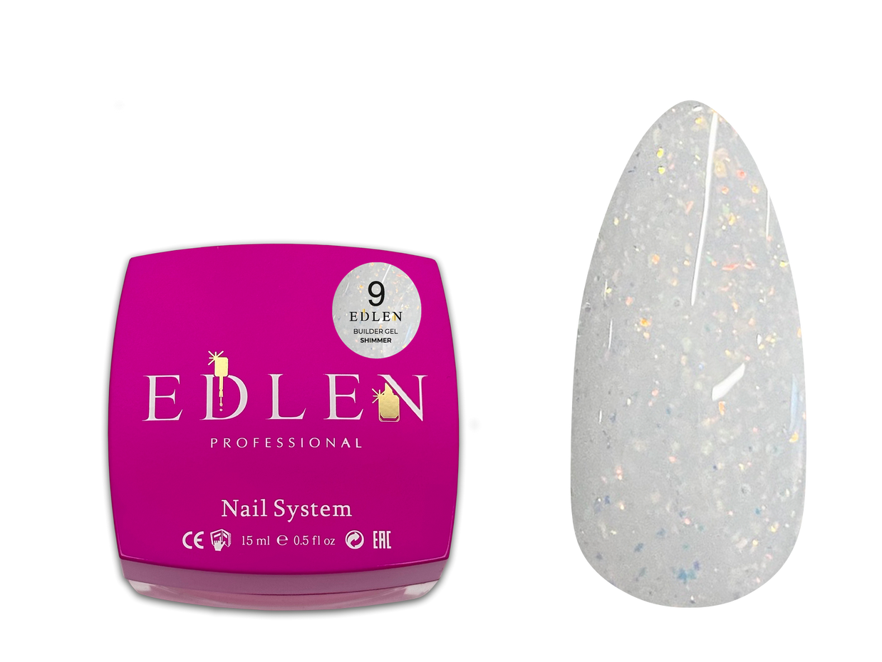 Gel de Construction Shimmer Edlen 50ml - Teinte #09