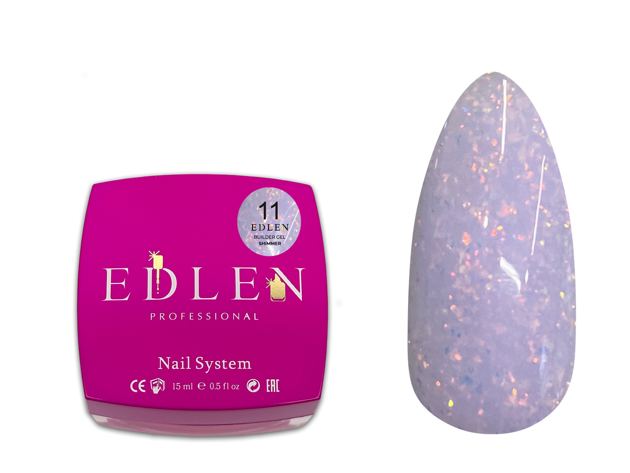 Gel de Construction Shimmer Edlen 50ml - Teinte #11