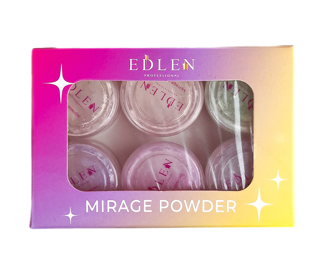 Set de Poudres Chromes Mirage Edlen (6 pièces)
