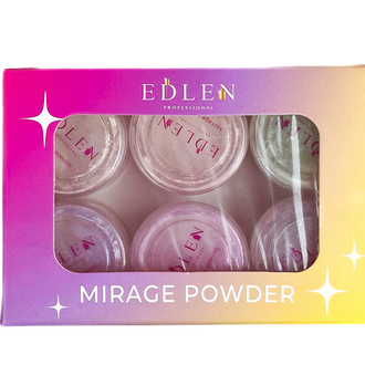 Set de Poudres Chromes Mirage Edlen (6 pièces)