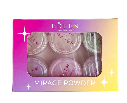 Set de Poudres Chromes Mirage Edlen (6 pièces)