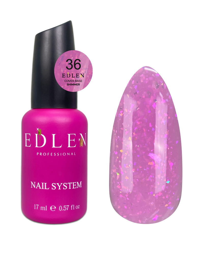 Cover Base Shimmer Edlen 17ml - Teinte #36