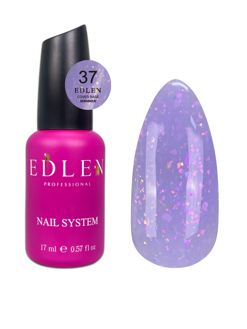 Cover Base Shimmer Edlen 17ml - Teinte #37