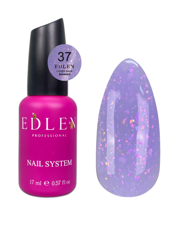 Cover Base Shimmer Edlen 17ml - Teinte #37