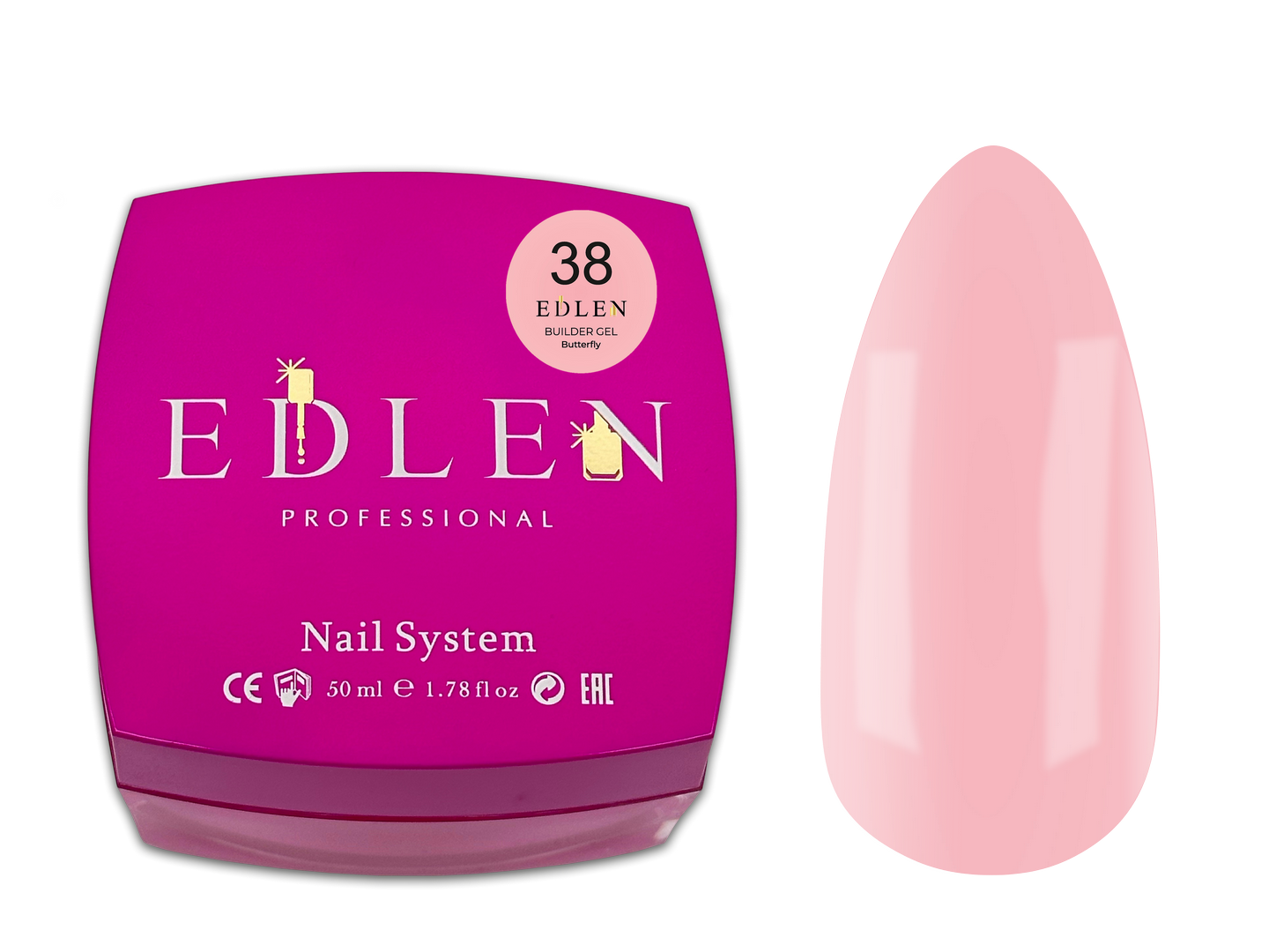 Gel de Construction Butterfly Edlen 50ml - Teinte #38