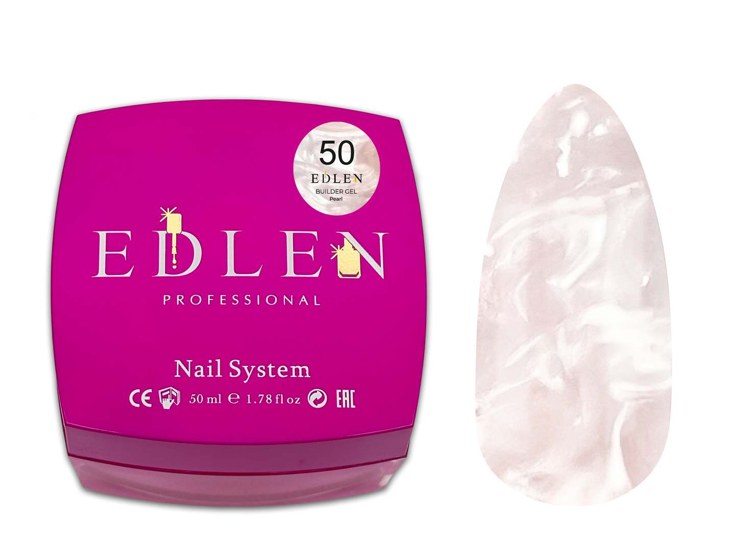 Gel de Construction Pearl Edlen 50ml - Teinte #50