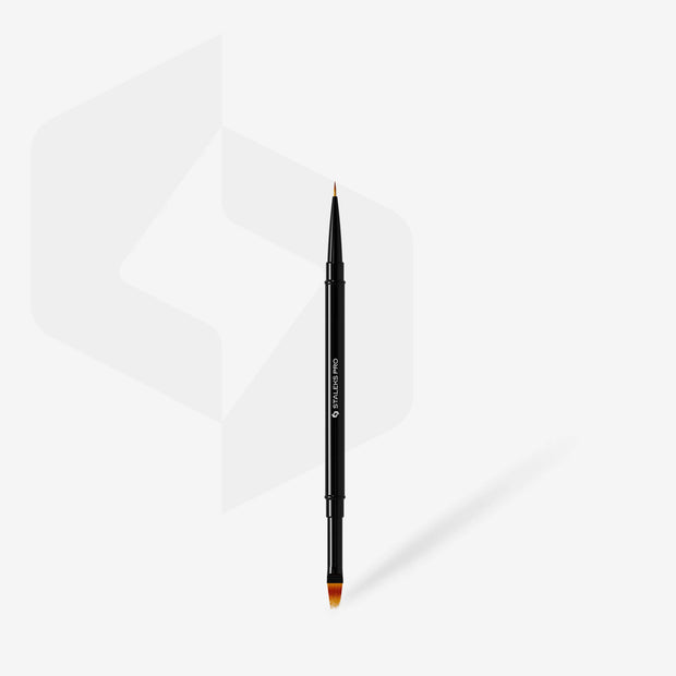 Pinceau nail art double tête – Liner 7 mm & Dégradé 11 mm – Staleks
