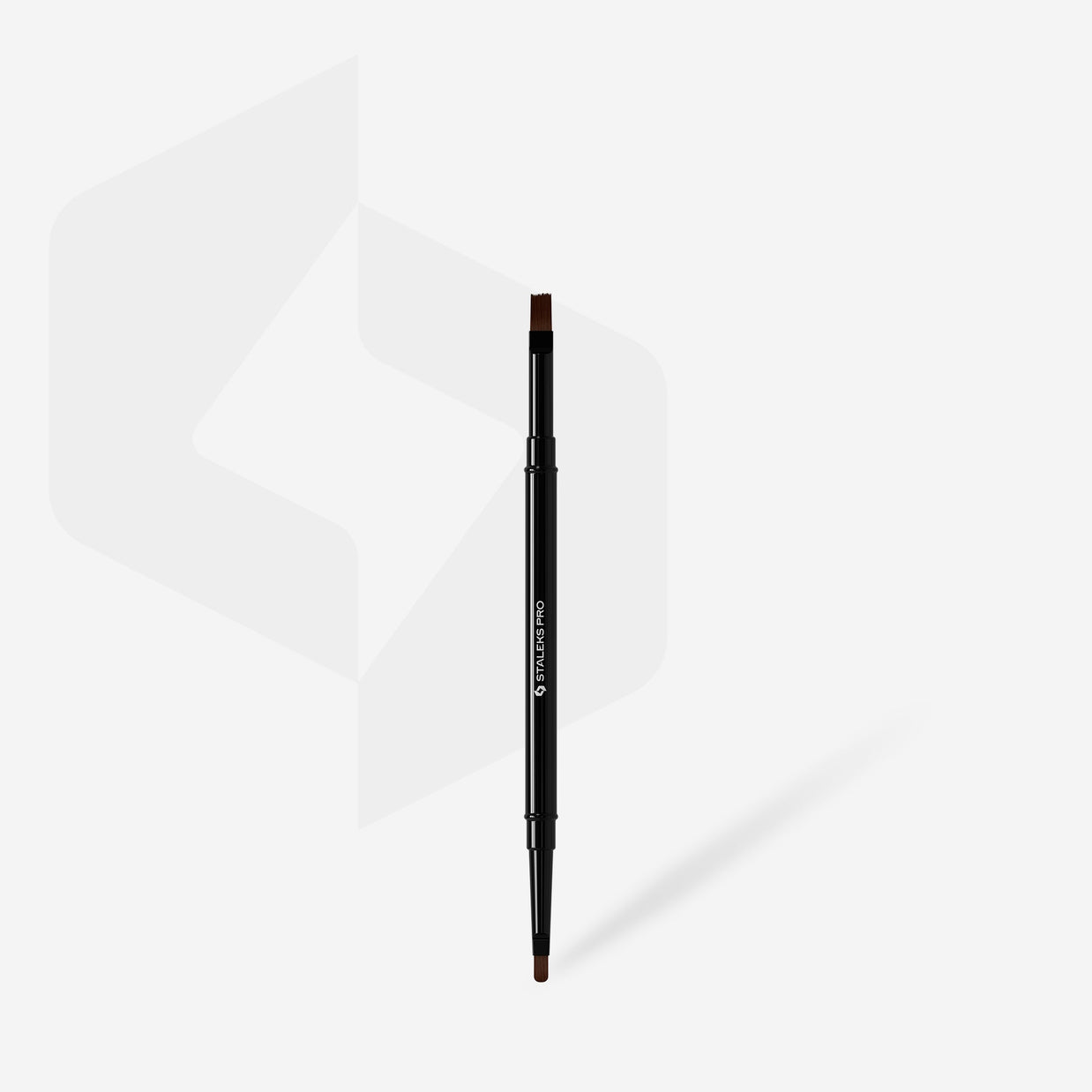 Pinceau professionnel double tête 7 mm & 10 mm – Application Gel – Staleks