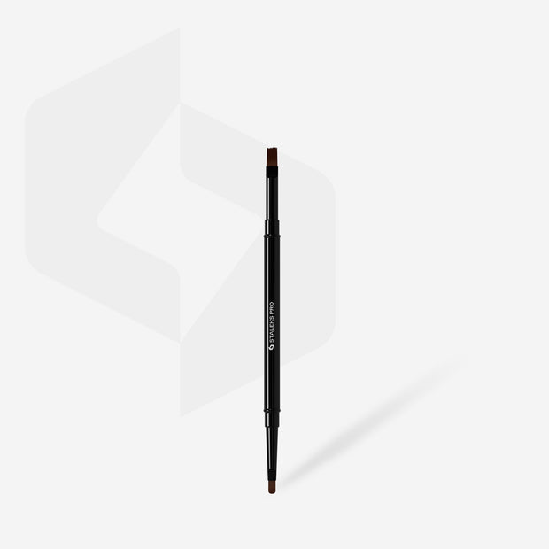 Pinceau professionnel double tête 7 mm & 10 mm – Application Gel – Staleks